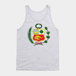 Peru - Escudo Peruano - Peru Coat of arm Tank Top